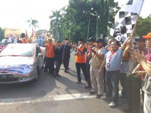 KPU Kota Tangerang Lakukan War War Jelang Pilkada Kota Tangerang 2018(foto bantenhariini_aep.BHI)
