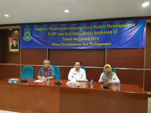 Disperindag Kota Tangerang Fasilitasi IKM Dapatkan P-IRT dan Sertifikat Halal_Foto Bantenhariini.Aep.BHI