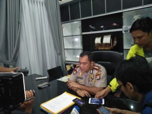 Kebocoran Pipa Gas Diduga Akibat Jangkar Kapal, Polair Polda Banten Himbau Larangan Melaut_Foto Bantenhariini_Aep.BHI