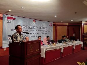 Perbaiki DPS, KPU Banten Bentuk Posko Aduan_Foto Bantenhariini_Aep.BHI