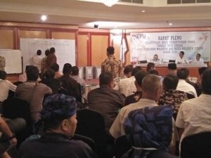 Rapat Pleno Telah Usai, Istri Walikota Dikalahkan Syafrudin-Subadri_Foto Bantehhariini.Aep.BHI